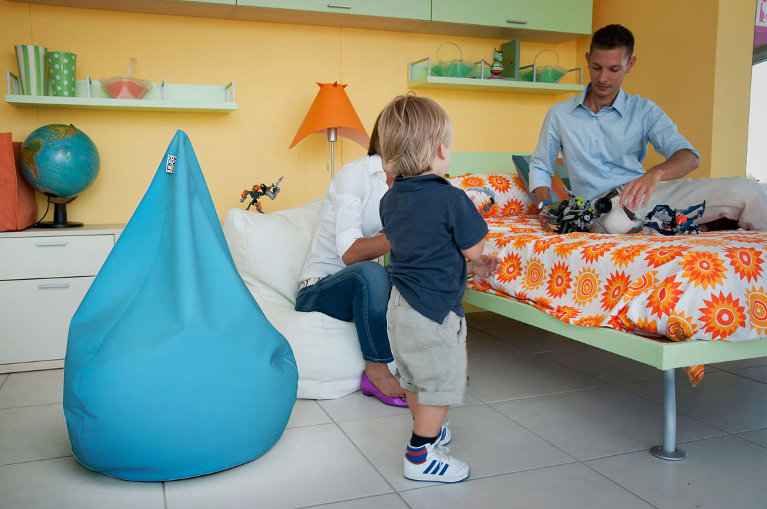 Sofa Soft Poirò Mini - Il bean bag dalla forma a pera disegnato per i bimbi