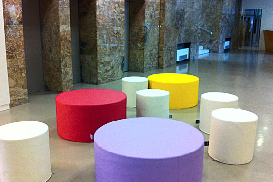 Sofa Tub Tubò Ecopelle - Modular and combinable with other pouf by Sofa Soft